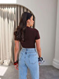 Acı Kahve Orj Crop Top