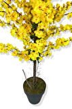 Yapay Ağaç Sarı Bahar Dalı 160 Cm Üretim Saksısı