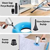 Şarjlı Mini El Süpürgesi, USB Şarj Edilebilir, 120W / 4000Pa, Çok Fonksiyonlu Mangal Üfleme