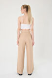 Keten Karışımlı Kore Model Palazzo Pantolon