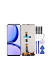 REALME C53 UYUMLU LCD DOKUNMATİK EKRAN ÇITASIZ SİYAH(TAMİR SETİ HEDİYELİ)