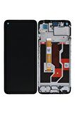 OPPO A96 UYUMLU LCD DOKUNMATİK EKRAN ÇITALI SİYAH(TAMİR SETİ HEDİYELİ)