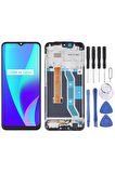 OPPO C15 UYUMLU LCD DOKUNMATİK EKRAN ÇITALI SİYAH
