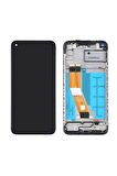 SAMSUNG A11 A115 UYUMLU LCD DOKUNMATİK EKRAN  REVİZE ÇITALI BLACK