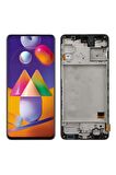 SAMSUNG M31S M317 UYUMLU LCD DOKUNMATİK EKRAN ÇITALI  SİYAH
