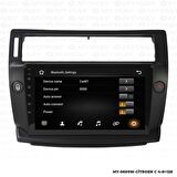 Araç Multimedya Citroen C4 Android 12 Carplay 4Gb Ram + 64Gb Hdd Navigasyon Ekran MYW