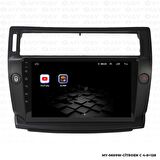 Araç Multimedya Citroen C4 Android 12 Carplay 4Gb Ram + 64Gb Hdd Navigasyon Ekran MYW