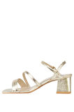 Stato Kadın Topuklu Sandalet Gold