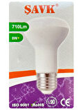 (3 Adet) Şavk 8W (54W) Sarı Işık (3000K) E27 Duylu (Kalın Duy) Led R63 Ampul