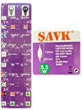 (1 Adet) Şavk 5,5W (37W) Sarı Işık (3000K) E14 Duylu (İnce Duy) Led Kıvrık Ampul