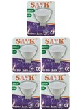 (5 Adet) Şavk 12Volt AC/DC 4,5W (22W) Beyaz Işık (6500K) GU5.3 Duylu (İğne Bacak) Led Çanak Ampul