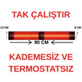 SUNSTAR DIŞ MEKAN HALOJEN SOBA İNFRARED ISITICI 4000W