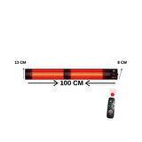 SUNSTAR DIŞ MEKAN HALOJEN SOBA İNFRARED ISITICI 4000W KUMANDALI