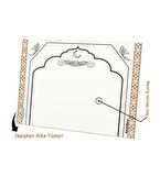 SecdeBant Zemine Yapışabilir Tek Kullanımlık Seccade 30x40cm - Kullan At Kumaş Seccade 100'lü Paket