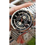 Ferrucci Full Fonksiyon Takvimli Erkek Kol Saati Çelik Kordon&Kasa