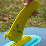 Stand Up Paddle Board Büyük Vidalı Fin - Salma Renkli Sup Board Fin