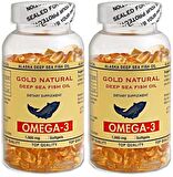 Gold Natural Omega 3 1000 Mg Balık Yağı 2x100 Softgel