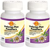 Valerian Plus Passiflora 2x60 Tablet Kedi Otu Kökü