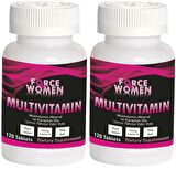Force Women Kadın MultiVitamin 2x120 Tablet Karayılan Otu Evening Promise Oil