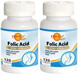 Folic Acid 400 Mcg 2x120 Tablet