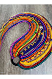 Rasta Mix Afrika Örgü Toka 16lı 50 Cm - Rengarenk