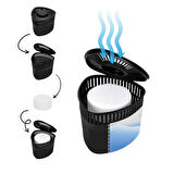 Siyah Portakal Üçgen Nem Alıcı Aparat Rutubet ve Koku Giderici 500 Gr