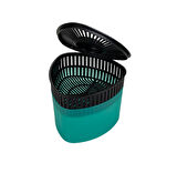 Yeşil, Yeşil Elma Kokulu Üçgen Nem Alıcı Aparat - Koku ve Rutubet Gideirci 500Gr