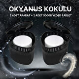 2 Adet 500 gr Nem Alıcılı Ve Rutubet Giderici Aparat Üçgen Okyanus (TABLET DAHİL)