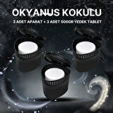 3 Adet 500 gr Nem Alıcılı Ve Rutubet Giderici Aparat Üçgen Okyanus  (TABLET DAHİL)