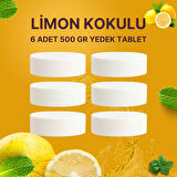 3 Adet 2x500 gr Nem Alıcı Rutubet Ve Küf Önleyici Yedek Tablet Limon