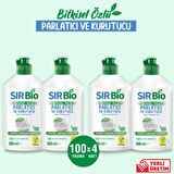  Sır Bio Bitkisel Özlü Bulaşık Makinesi Parlatıcı & Kurutucu 500 ml 4'lü Set