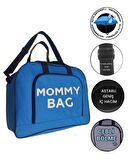 Sevbags Çok Amaçlı Unisex Bebek Bakım El Çantası Mavi