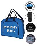 Sevbags Çok Amaçlı Unisex Bebek Bakım El Çantası Mavi