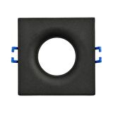 SBH03-04041-BRY TETRA-SİYAH-IP20-KARE SPOT ARMATÜR 2 Lİ PAKET