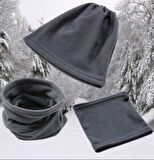 Polar Boyunluk Bere Spor Polar Bere Antrasit Boyunluk