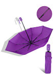 ŞEMSİYE MOR TAM OTOMATİK RÜZGARA DAYANIKLI