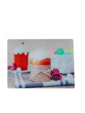CAM KESME TAHTASI RENLİ CUPCAKE 30 x 40