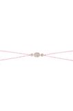Swarovski Taşlı Geometrik Model Rose Kaplama Gümüş Zirconia Bileklik
