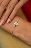 Swarovski Taşlı Kar Tanesi Model Gümüş Zirconia Bileklik