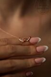 Swarovski Taşlı Swan Aşkı Model Rose Kaplama Gümüş Zirconia Kolye