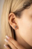 Swarovski Taşlı Çubuk Model Gümüş Crystal Küpe