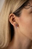 Swarovski Taşlı Çubuk ve Tektaş Model Gümüş Crystal Küpe