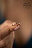Swarovski Taşlı Sonsuzluk Model Rose Kaplama Gümüş Zirconia Yüzük