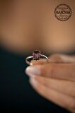 Swarovski Taşlı Baget Model Gümüş Crystal Yüzük