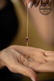 Swarovski Taşlı Baget Model Rose Kaplama Gümüş Crystal Bileklik