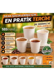 YENİ ÜRÜN Tek kullanımlık Beyaz 7 Oz 200 Adet Karton Bardak Desensiz Akmaz Kokusuz 1.kalite
