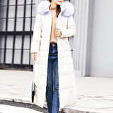 Günlük Kışlık Tam Boy Şişme Kadın Mont