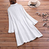 Günlük Rahat Baharlık Salaş Gömlek Yaka Elbise