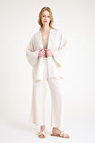Keten Kadın Salaş Kimono İkili Takim