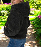 Kışlık Kadın Peluş Ceket